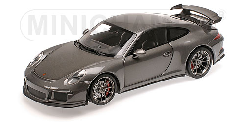 PORSCHE 911 GT3 (991) – 2013 – GREY METALLIC L.E. 1002 pcs. 1:18 model