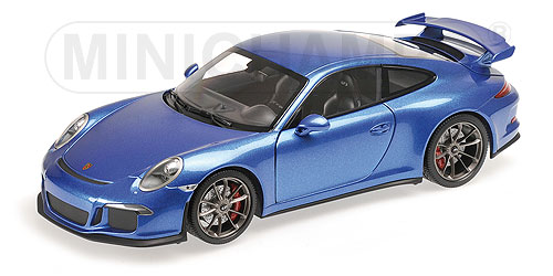 PORSCHE 911 GT3 (991) – 2013 – BLUE METALLIC L.E. 300 pcs. 1:18 model