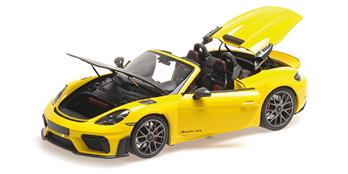 PORSCHE SPYDER RS – 2024 – YELLOW W/ WEISSACH PACKAGE 1:18 model