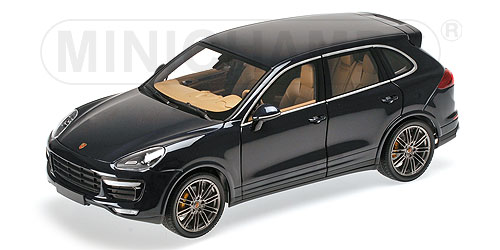 PORSCHE CAYENNE TURBO S – 2014 – BLUE METALLIC L.E. 504 pcs. 1:18 model