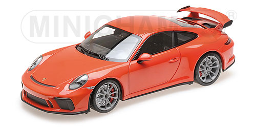 PORSCHE 911 GT3 – 2017 – ORANGE L.E. 666 pcs. 1:18 model