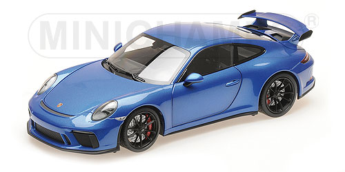 PORSCHE 911 GT3 – 2017 – BLUE METALLIC 1:18 model