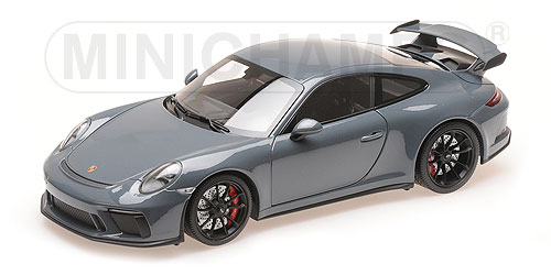 PORSCHE 911 GT3 – 2017 – GRAPHITE BLUE METALLIC L.E. 222 pcs. 1:18 model
