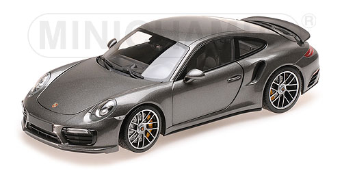 PORSCHE 911 TURBO S – 2016 – GREY METALLIC L.E. 504 pcs. 1:18 model