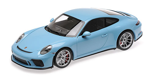 PORSCHE 911 GT3 TOURING – 2018 – BLUE L.E. 300 pcs. 1:18 model