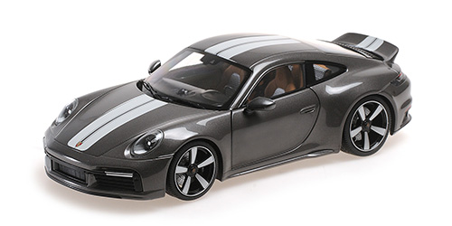 PORSCHE 911 (992) SPORT CLASSIC – 2022 – GREY METALLIC 1:18 model