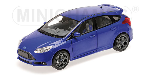 FORD FOCUS ST – 2011 – BLUE METALLIC L.E. 504 pcs. 1:18 model