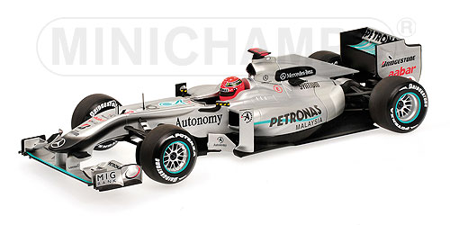 MERCEDES GP PETRONAS MGP W01 – MICHAEL SCHUMACHER – 2010 1:18 model