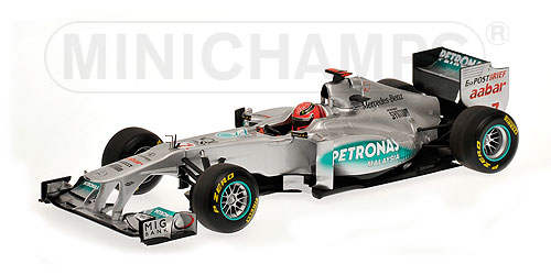 MERCEDES GP PETRONAS F1 TEAM MGP W02 – MICHAEL SCHUMACHER – 2011 1:18 model