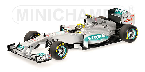 MERCEDES GP PETRONAS F1 TEAM MGP W02 – NICO ROSBERG – 2011 1:18 model