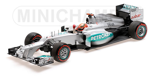 MERCEDES AMG PETRONAS F1 TEAM W03 – MICHAEL SCHUMACHER – POLE POSITION MONACO GP 2012 1:18 model