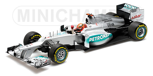MERCEDES AMG PETRONAS F1 TEAM W03 – MICHAEL SCHUMACHER – 3RD PLACE EUROPEAN GP 2012 L.E. 1002 pcs. 1:18 model