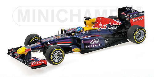 RED BULL RACING – SEBASTIAN VETTEL – SHOWCAR 2013 1:18 model