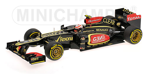 LOTUS F1 TEAM RENAULT – ROMAIN GROSJEAN – SHOWCAR 2013 1:18 model