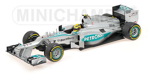 MERCEDES AMG F1 TEAM – LEWIS HAMILTON – SHOWCAR 2013 L.E. 702 pcs. 1:18 model