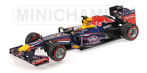 INFINITI RED BULL RACING RENAULT RB9 – SEBASTIAN VETTEL – WINNER BRAZIL GP 2013 L.E. 598 pcs. 1:18 model