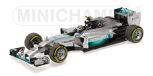 MERCEDES AMG PETRONAS F1 TEAM W05 – NICO ROSBERG – ABU DHABI GP 2014 L.E. 504 pcs. 1:18 model