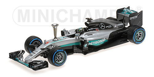 MERCEDES AMG PETRONAS F1 W07 HYBRID – ROSBERG – SINDELFINGEN DEMONSTRATION RUN WORLD CHAMPION 2016 L.E. 504 pcs. 1:18 model