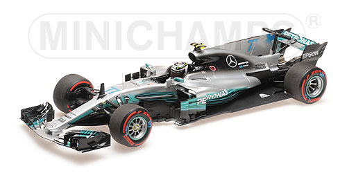 MERCEDES AMG PETRONAS FORMULA ONE TEAM F1 W08 EQ POWER – VALTTERI BOTTAS – 2nd MEXICAN GP 2017 - L.E. 300 pcs. 1:18 model