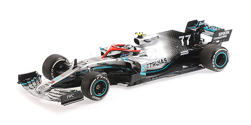 MERCEDES-AMG PETRONAS MOTORSPORT F1 W10 EQ POWER – VALTTERI BOTTAS – 3RD PLACE MONACO GP 2019 1:18 model