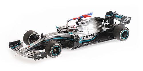 MERCEDES-AMG PETRONAS MOTORSPORT F1 W10 EQ POWER – LEWIS HAMILTON – WINNER BRITISH GP 2019 1:18 model