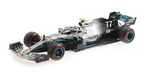 MERCEDES-AMG PETRONAS MOTORSPORT F1 W10 EQ POWER – VALTTERI BOTTAS – BRITISH GP 2019 1:18 model