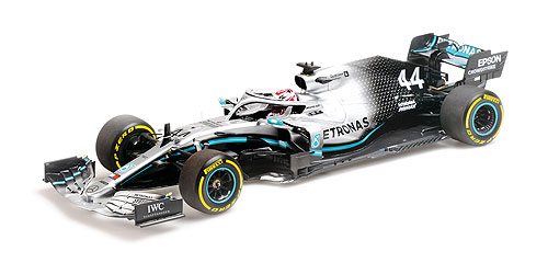 MERCEDES-AMG PETRONAS MOTORSPORT F1 W10 EQ POWER – LEWIS HAMILTON – WORLD CHAMPION USA GP 2019 - L.E. 2019 pcs. 1:18 model