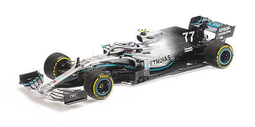 MERCEDES-AMG PETRONAS MOTORSPORT F1 W10 EQ POWER – VALTTERI BOTTAS – WINNER USA GP 2019 - L.E. 319 pcs. 1:18 model