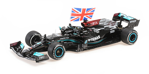 MERCEDES-AMG PETRONAS FORMULA ONE TEAM W12 E PERFORMANCE – HAMILTON – WINNER BRITISH GP 2021 - L.E. 1350 pcs. 1:18 model