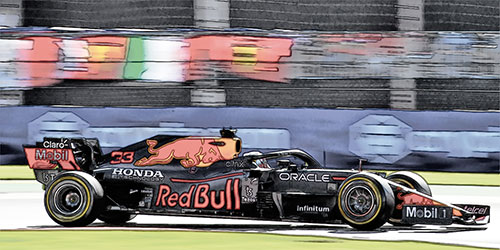 RED BULL RACING HONDA RB16B – MAX VERSTAPPEN – WINNER MEXICAN GP 2021 - L.E. 1008 pcs. 1:18 model