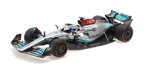 MERCEDES-AMG PETRONAS FORMULA ONE TEAM F1 W13 E PERFORMANCE – G. RUSSELL – 1ST WIN BRAZILIAN GP 2022 1:18 model