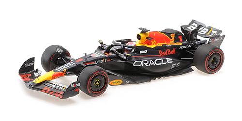 ORACLE RED BULL RACING RB19 – MAX VERSTAPPEN – 2ND PLACE SPRINT RACE QATAR GP 2023 – WORLD CHAMPION - L.E. 480 pcs. 1:18 model
