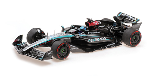 MERCEDES-AMG PETRONAS FORMULA ONE TEAM F1 W15 E PERFORMANCE – GEORGE RUSSELL – BRITISH GP 2024 1:18 model