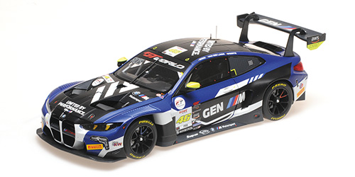 BMW M4 GT3 EVO  TEAM WRT – VALENTINO ROSSI – KELVIN VAN DER LINDE – CHARLES WEERTS – WINNER 8 HOUR INDIANAPOLIS 2025 1:18 model