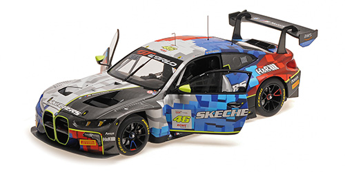 BMW M4 GT3 EVO  TEAM WRT – VALENTINO ROSSI – RAFFAELE MARCIELLO  WINNER RACE1 GTWC MISANO 2025 1:18 model