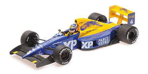 TYRRELL FORD 018 – JEAN ALESI – GP DEBUT – 4TH PLACE FRENCH GP 1989 1:18 model
