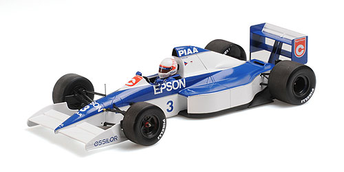 TYRRELL FORD 018 – SATORU NAKAJIMA – 6TH PLACE USA GP 1990 - L.E. 450 pcs. 1:18 model