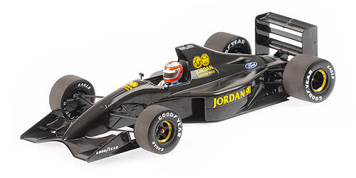 JORDAN FORD 191 – JOHN WATSON – FORMULA ONE TESTING SILVERSTONE 28TH NOVEMBER 1990 - L.E. 150 pcs. 1:18 model