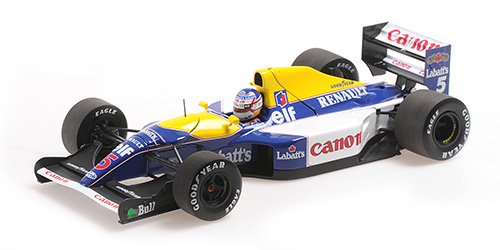 WILLIAMS RENAULT FW14B – NIGEL MANSELL – 1992 - L.E. 500 pcs. 1:18 model