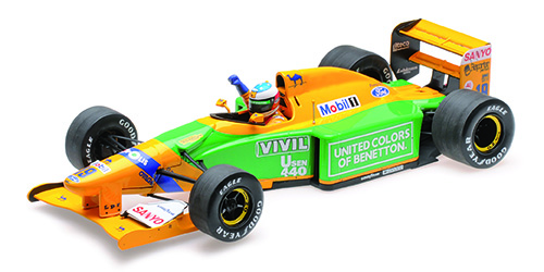 BENETTON FORD B192 – MICHAEL SCHUMACHER – 1ST GP VICTORY SPA 1992 - L.E. 1992 pcs. 1:18 model