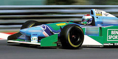 BENETTON FORD B194 – JOS VERSTAPPEN – 3RD PLACE HUNGARIAN GP 1994 1:18 model