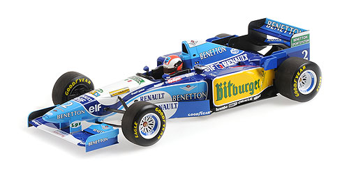BENETTON RENAULT B195 – JOHNNY HERBERT – WINNER BRITISH GP 1995 - L.E. 180 pcs. 1:18 model