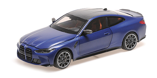 BMW M4 – 2020 – BLUE METALLIC 1:18 model