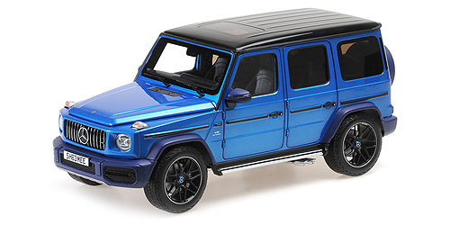 MERCEDES-AMG G63 – 2018 – BLUE METALLIC – EXCLUSIVE FOR SHMEE150 - L.E. 100 pcs. 1:18 model