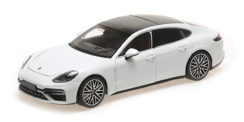 PORSCHE PANAMERA TURBO S – 2020 – WHITE METALLIC 1:18 model