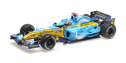 RENAULT F1 TEAM R25 – FERNANDO ALONSO – WINNER FRENCH GP 2005 1:18 model