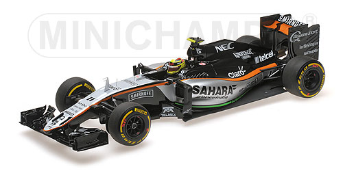 SAHARA FORCE INDIA F1 TEAM MERCEDES VJM09 – SERGIO PEREZ – 3RD PLACE MONACO GP 2016 1:18 model