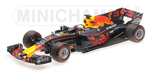 RED BULL RACING TAG-HEUER RB13 – DANIEL RICCIARDO – 3RD PLACE MALAYSIAN GP 2017 L.E. 72 pcs. 1:18 model