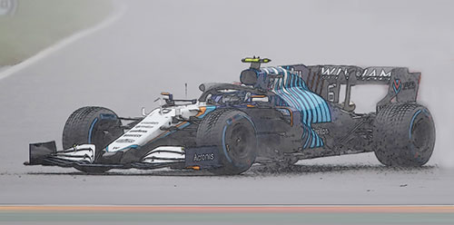 WILLIAMS RACING MERCEDES FW43B – NICHOLAS LATIFI- BELGIAN GP 2021 1:18 model