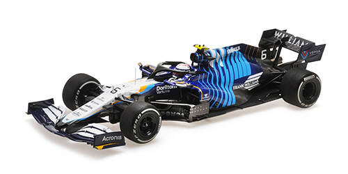 WILLIAMS RACING MERCEDES FW43B – NICHOLAS LATIFI- SAUDI ARABIAN GP 2021 - L.E. 114 pcs. 1:18 model